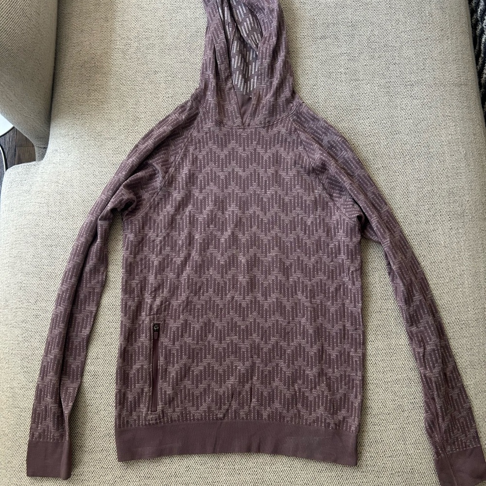 Lululemon Purple Patterned Hoodie